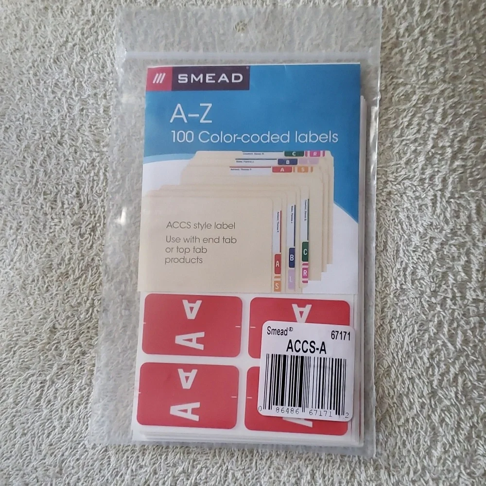 New Smead Color Labels